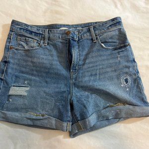 High Rise Size 12 Old Navy Jean Shorts